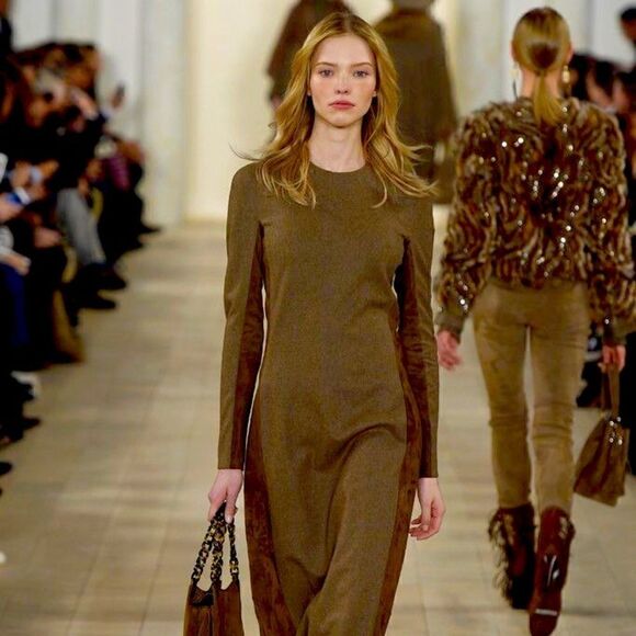 Ralph Lauren 2016 Runway Collection Noette Snuff Calf Suede Fringe Boot 6B NIB - Picture 14 of 16